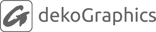 dekoGraphics logo grey