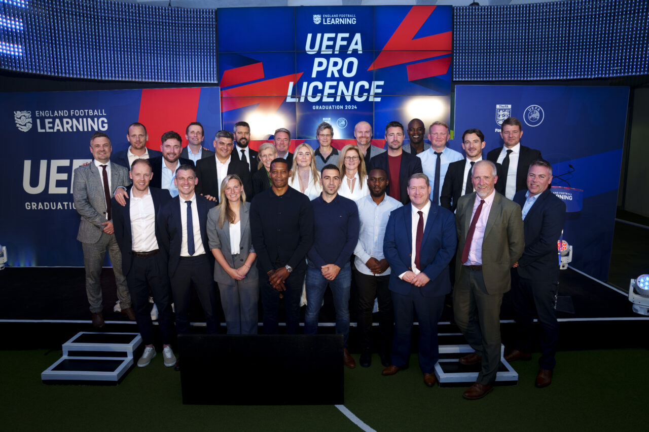 UEFA Pro Licence coaches celebrate graduation at National Football Museum