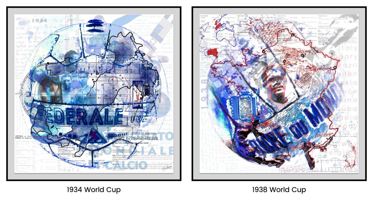 Soccer SciArt – add unique fine art about the beautiful game to your home and office.